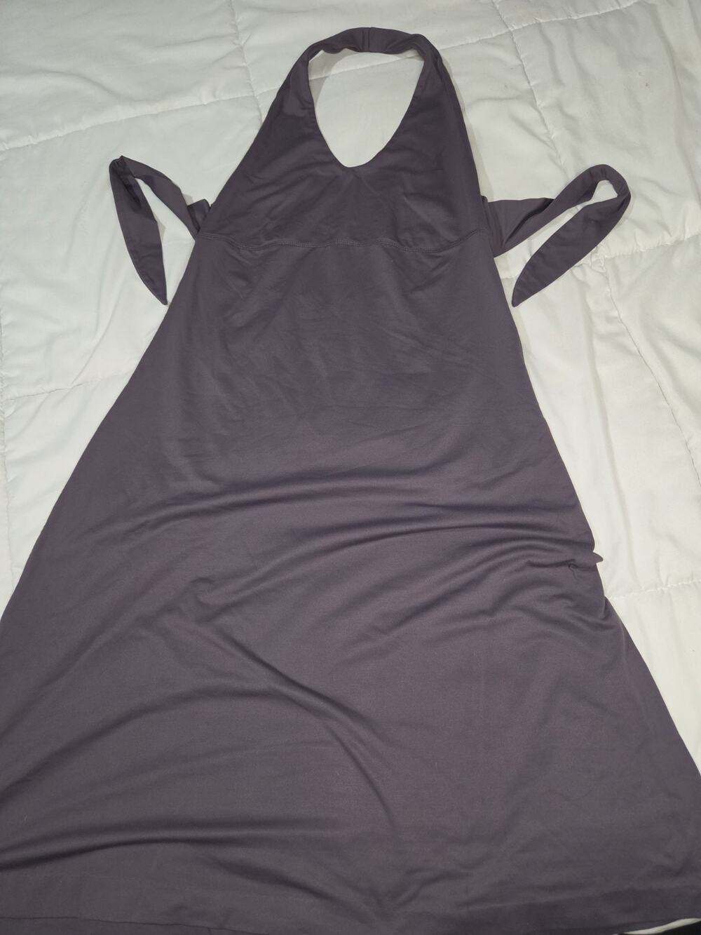 Patagonia Women’s Athletic Morning Glory Purple Halter Dress Sz M Athleisure